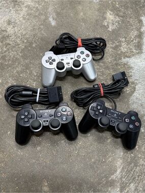 Sony PlayStation 2 DualShock 2 Controller Lot SCPH-10010 Parts/Repair